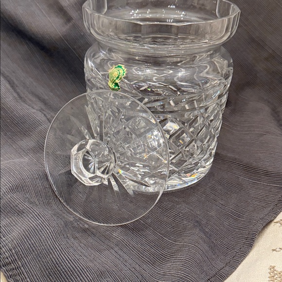 Waterford Crystal Biscuit Jar Glandore Pattern - Picture 3 of 6